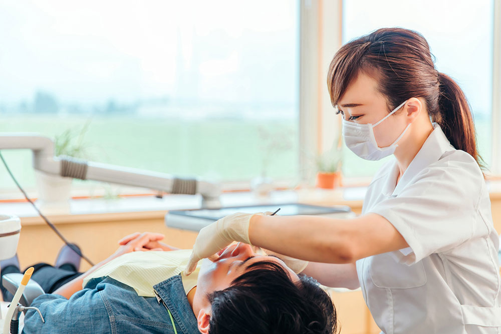 歯科医院でのケア